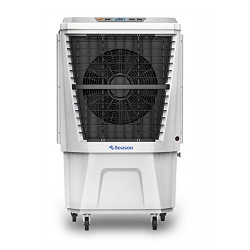 SEASON Climatizador nebulizador Ventilador evaporativo Gran caudal 4.500 m3/h depósito de Agua 40 ltrs, 3 velocidades, Muy Potente, bajo Consumo y ecológico. para terraza, Bar, jardín y estancias