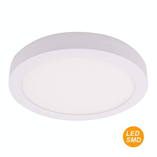 SECEIEL ® Plafón LED 24W  6000K Downlight LED redondo, aluminio,luz fría [Clase de eficiencia energética A+]