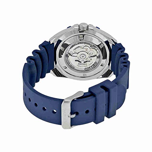 Seiko Reloj Analógico para Hombre de Automático con Correa en Caucho SRP605K2