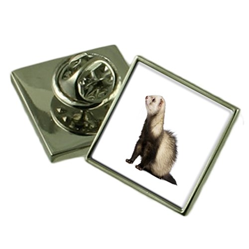 Select Gifts Ferret Sterling Silver Solapa Caja de Regalo