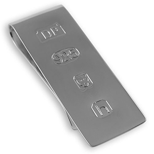 Select Gifts Plata 925 Gemelos & Bond Money Clip - Me Encanta Podenco Canario