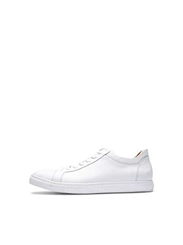 SELECTED HOMME SHNDAVID Sneaker Noos, Zapatillas para Hombre, Blanco, 41 EU