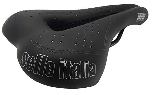 Selle Italia Diva Flow Sillín Mujer, Negro, S3