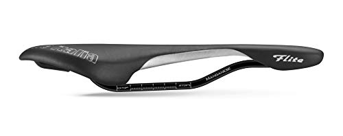 Selle Italia - Sillìn Bicicleta de Carretera FLITE TM Flow, Rail Manganese Tubo Ø7, Sillìn Road Perfomance Duro-tek, Comfort