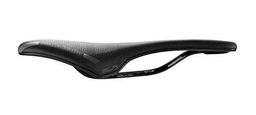 Selle Italia - Sillìn Bicicleta de Carretera SLR Boost TM Superflow, Rail Manganese Tubo Ø7, Sillìn Corto Road Perfomance Soft-tek, Comfort