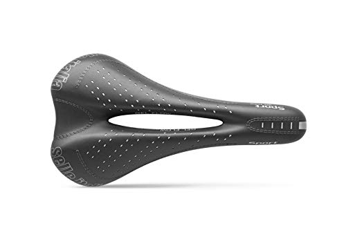 Selle Italia - Sillìn Bicicleta de Carretera Sport Gel Flow, Rail FeC Alloy Ø7, Sillìn Road Gran Turismo Duro-tek, Comfort Gel, Amortiguador