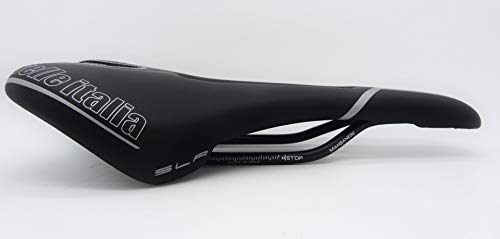 Selle Italia SLR Flow TM Sillín para Bicicleta, Unisex Adulto, Negro/Plateado, S2