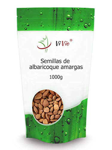 Semillas de albaricoque amargas 1000g | Vitamina B17 | 100% Naturales | Formato ahorro | Bolsa autocierre