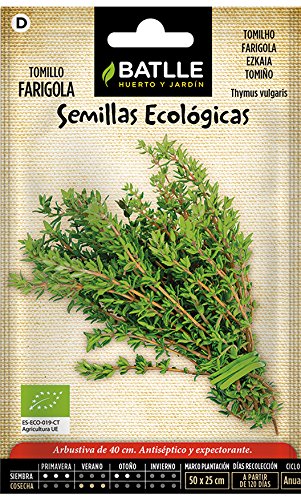 Semillas Ecológicas Aromáticas - Tomillo - ECO - Batlle