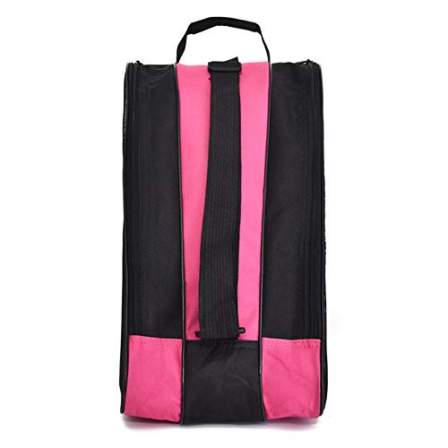 SENDILI Bolsa para Patines - Multifuncional Bolsa para Patines de Hielo y Patines de Linea para Niños, Rosa, 39 * 20 * 38cm