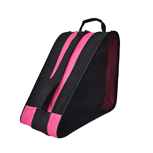 SENDILI Bolsa para Patines - Multifuncional Bolsa para Patines de Hielo y Patines de Linea para Niños, Rosa, 39 * 20 * 38cm