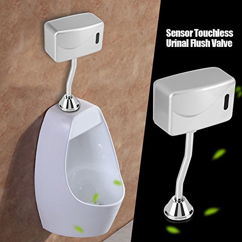 Sensor de Infrarrojos Válvula de Descarga de Urinario Mosaico de Urinario Automático Alimentado Por Batería Electrodomésticos Ahorro de Agua Dc 6V Para Baño Grifos de Inodoro Wc