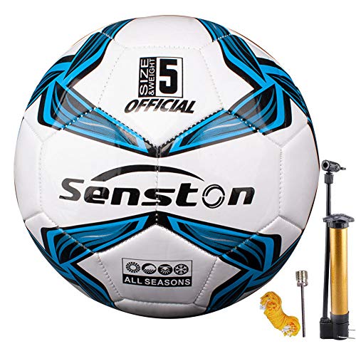 Senston Balon de Futbol Tamaño 5 Balones de Futbol Training Balón Balones de Fútbol de Entrenamiento