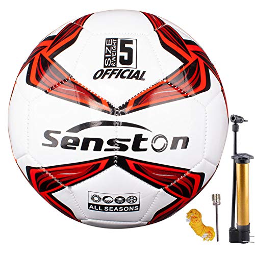 Senston Balon de Futbol Tamaño 5 Balones de Futbol Training Balón Balones de Fútbol de Entrenamiento