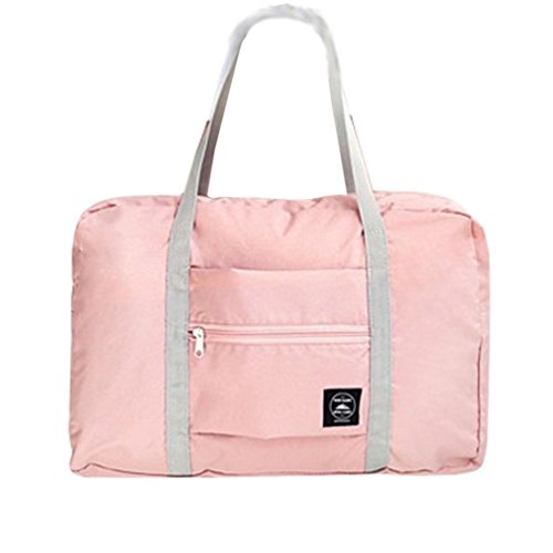 Sentao Unisex Bolsa Ligera Plegable voluminoso Noche Holdall Barril Bolsa para Compras Viajes Gimnasio Equipaje acampa de los Deportes