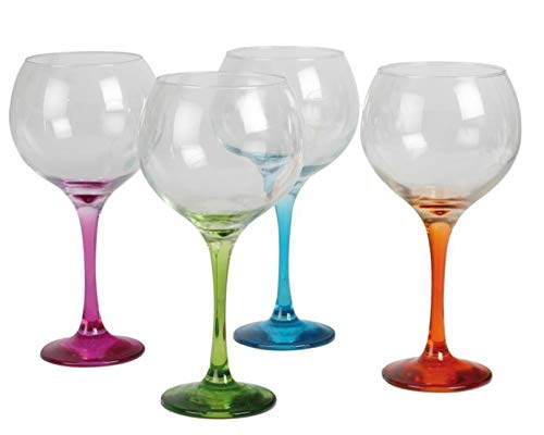 Set 4 Copas Cubata pie color Ambassador 79 CL Pasabahçe