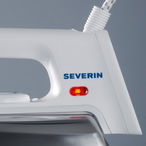 SEVERIN BA 3211 Plancha en Seco con Suela de Aluminio Pulido, 1.200 W Aproximadamente, Blanco