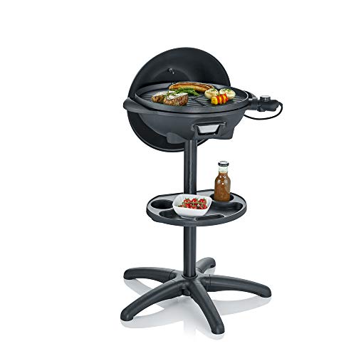 Severin Barbacoa Grill PG 8541 - Barbacoa de Pie, Superficie de Grill, 2000 W, 41 cm, Negro