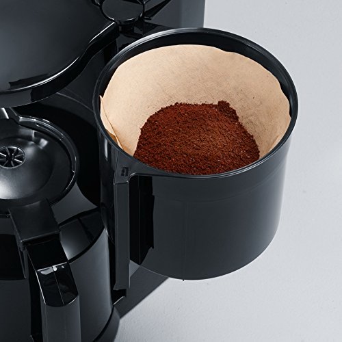 SEVERIN KA 5828 Cafetera Doble para filtros de Café Molido, 2 x 8 tazas incluye 2 jarras termo y filtro para té, negro