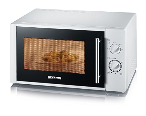 SEVERIN Microondas, Incl. Plato Giratorio (Ø 31,5 cm), con Temporizador, 900 W, MW 7873, Blanco