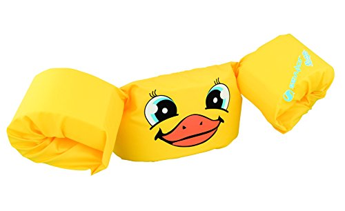 Sevylor Puddle Jumper, Manguitos bebé para Aprender a Nadar, para niños de 2 a 5 años, De 15 a 30 kg de Peso, Amarillo