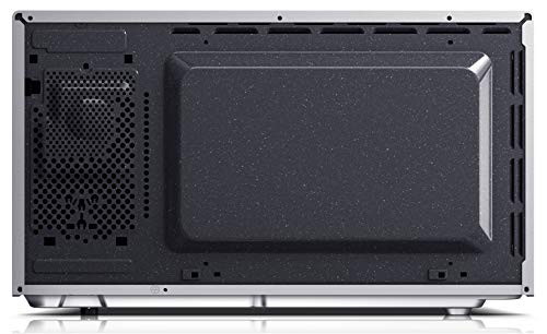 Sharp YC-MG81ES Microondas con Grill de 28 L de Capacidad con Pantalla Táctil Electrónica y Cavidad Cerámica Esmaltada, 11 Niveles de Potencia de Microondas, 900 W y Grill de 1100 W