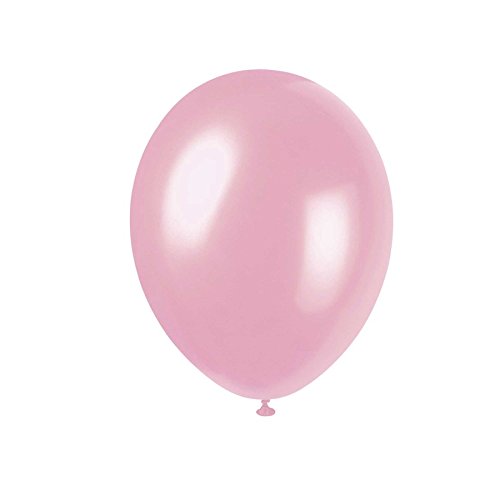 Shatchi 11147-BALLOONS-LIGHT-PINK-050-PK - Globos de látex rosa claro de calidad para bodas, cumpleaños, aniversarios, bautizos, comuniones, fiestas, celebraciones, 30,5 cm