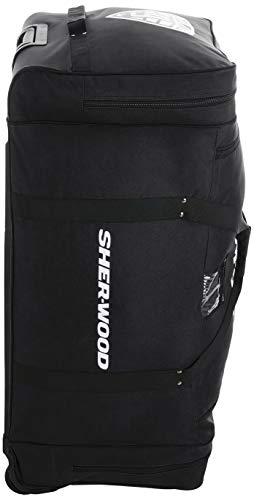 Sherwood Eishockeytasche True Touch T 90 Wheel Bag - Bolsa para Material de Hockey sobre Hielo, Color Negro, Talla 100 x 50 x 46 cm, 230 l