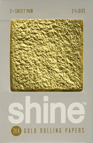 Shine 24K Gold Rolling Papers 2 Sheet Pack by Shine