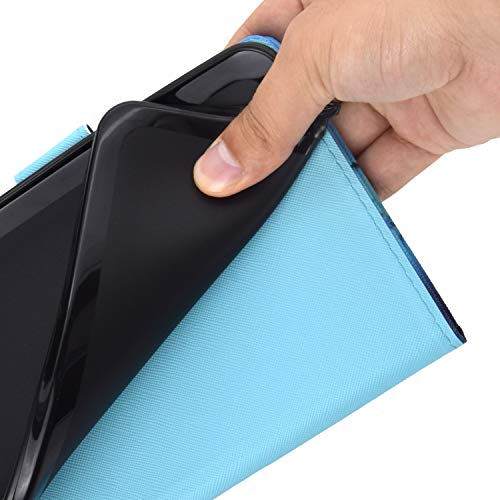 Shinyzone - Funda para tablet Amazon Fire HD 10 2017/2015 (con soporte para bolígrafo, piel sintética, función atril, función de encendido y apagado automático)