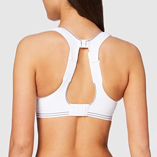 Shock Absorber Ultimate Run Bra, Sujetador Deportivo para Mujer, Blanco (White/Silver), 110D