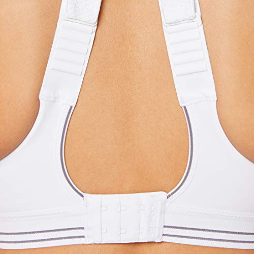 Shock Absorber Ultimate Run Bra, Sujetador Deportivo para Mujer, Blanco (White/Silver), 110D