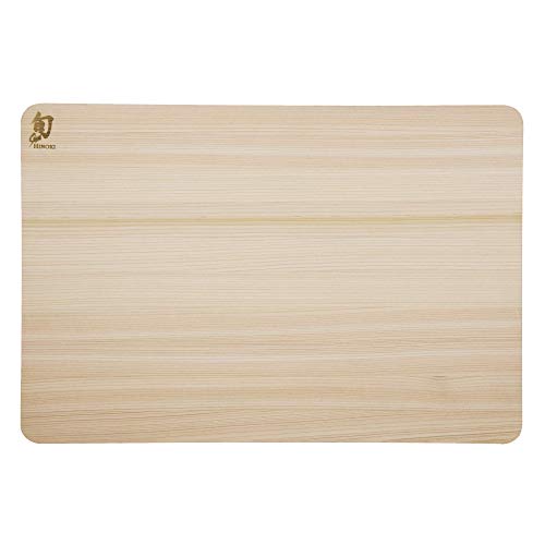 Shun DM0816 tabla de cortar, madera, naturaleza, 40,5 x 27,5 x 1,35 cm