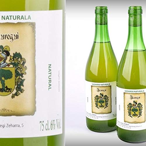 Sidra Natural Jauregui – DE ASTIGARRAGA - 6 Botellas de 750 ml - Total: 4500 ml