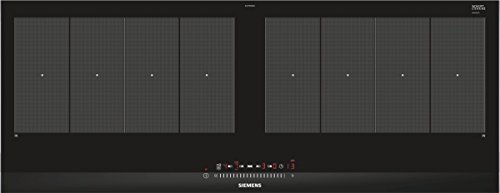 Siemens EX275FXB1E - Placa / Integrado Con (Vidrio y cerámica, Negro, Acero inoxidable, 3700 W, 20 cm)