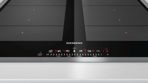 Siemens ex645fxc1e iQ700 hobs eléctrico/vitrocerámica/vidrio y cerámica/58,3 cm/Flexible de zonas – 2 zonas de cocción de inducción/Negro.