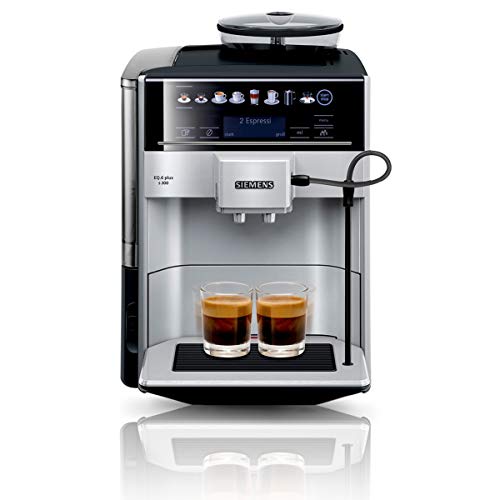 Siemens te653501de EQ. – Cafetera automática6 Plus S300, 1500 W, Plata