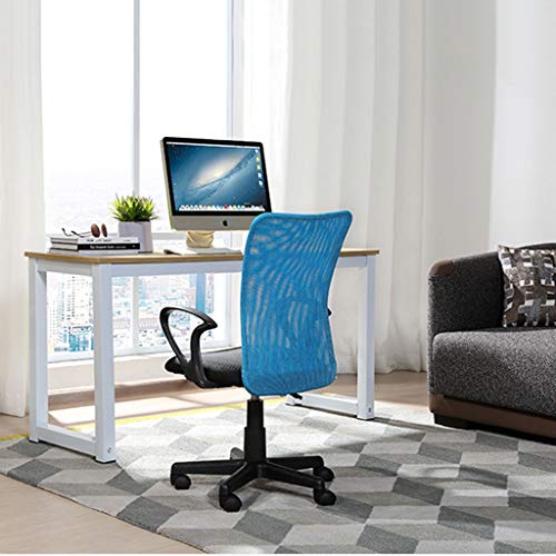 Silla de computadora De La Médula Negocio Silla Ergonómica Ventilado De Malla Silla Silla De Respaldo Personal De La Oficina, Silla Giratoria De 360 ​​° (Color : Blue, Size : 51 * 51 * 101.5cm)