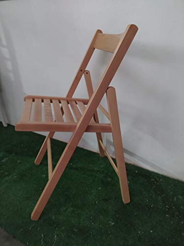 Silla Plegable de Madera para Exterior. Sillas de Madera Plegable para hostelería, ferias, casetas, exposiciones, Eventos, chiringuitos y Puestos ambulantes. Silla de Madera Que se pliega