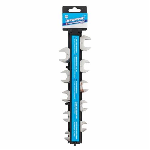 Silverline Tools 111508 - Juego de llaves combinadas, multicolor, 10-19 mm