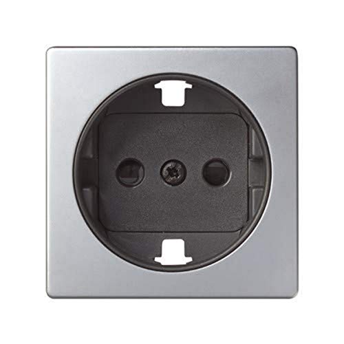 Simon - 82041-33 tapa enchufe 2p+tt schuko+segur. s82 alu mate Ref. 6558233231