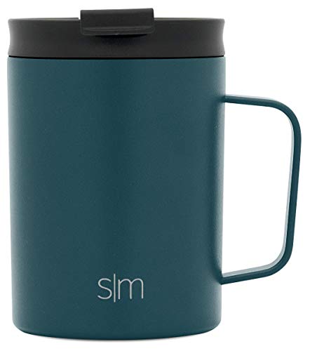 Simple Modern Scout 350mL Termo Taza Vaso Termico de Viaje Café Para Llevar Acero Inoxidable Tapa Prueba de Fugas Botella Agua Regalos originales para mujer u hombre -Aguas Revueltas