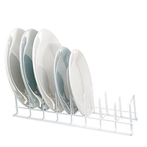 Simplywire - Escurridor para platos de cocina, color blanco