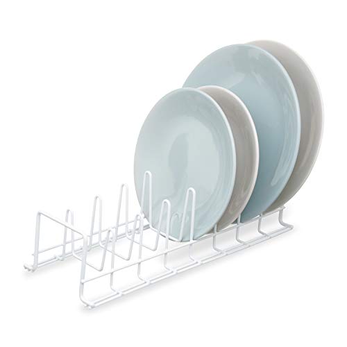 Simplywire - Escurridor para platos de cocina, color blanco