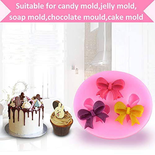 Simuer Molde de Silicona para Fondant, 3 Unidades