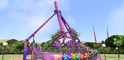 Simulador de parque de atracciones (Roller coasters, Montañas rusas, inverter, noria, La olla tagada, wild mouse, techno jump y más) Incluye una noria gratis!!