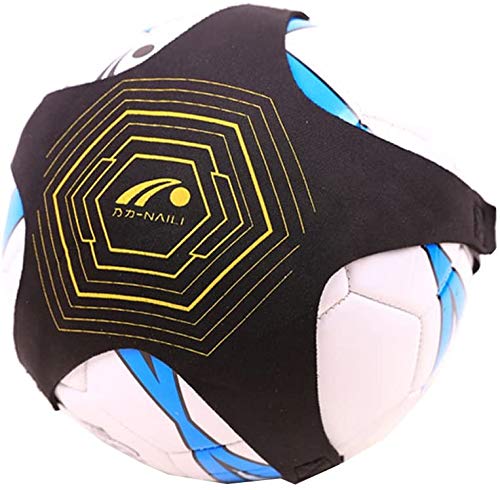 Sin marca Kick Hands Free Soccer Trainer, compatible con balones de tamaño 3, 4 y 5, Fútbol/Kick/Throw Trainer Solo Práctica Ayuda Control Habilidades Ajustable Cinturón de Cintura