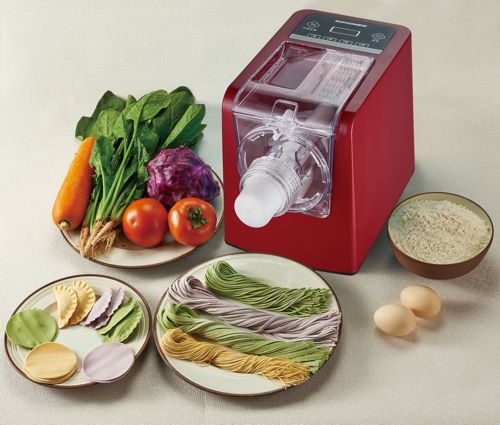Sirge Pastamagic - Máquina para la pasta, 300 W – 10 formas – Salida de pasta vertical para no estropearla.4 programas automáticos para 640 gr. de harina – Incluye Accesorios para ravioloni).