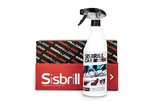 Sisbrill Car, Acondicionador Multi-Top de Salpicaderos, Plásticos y Piel - Abrillantador Satinado - Tacto Seco - 750 ml