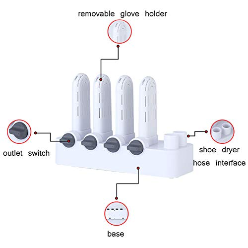 Sisyria Multifunción Secador De Zapatos para Los Zapatos De Las Botas De Cuero De Los Zapatos Deportivos Calcetines Guantes, Telescópica Secador De Botas De Zapatos del Pie Desodorante,Glove gryer